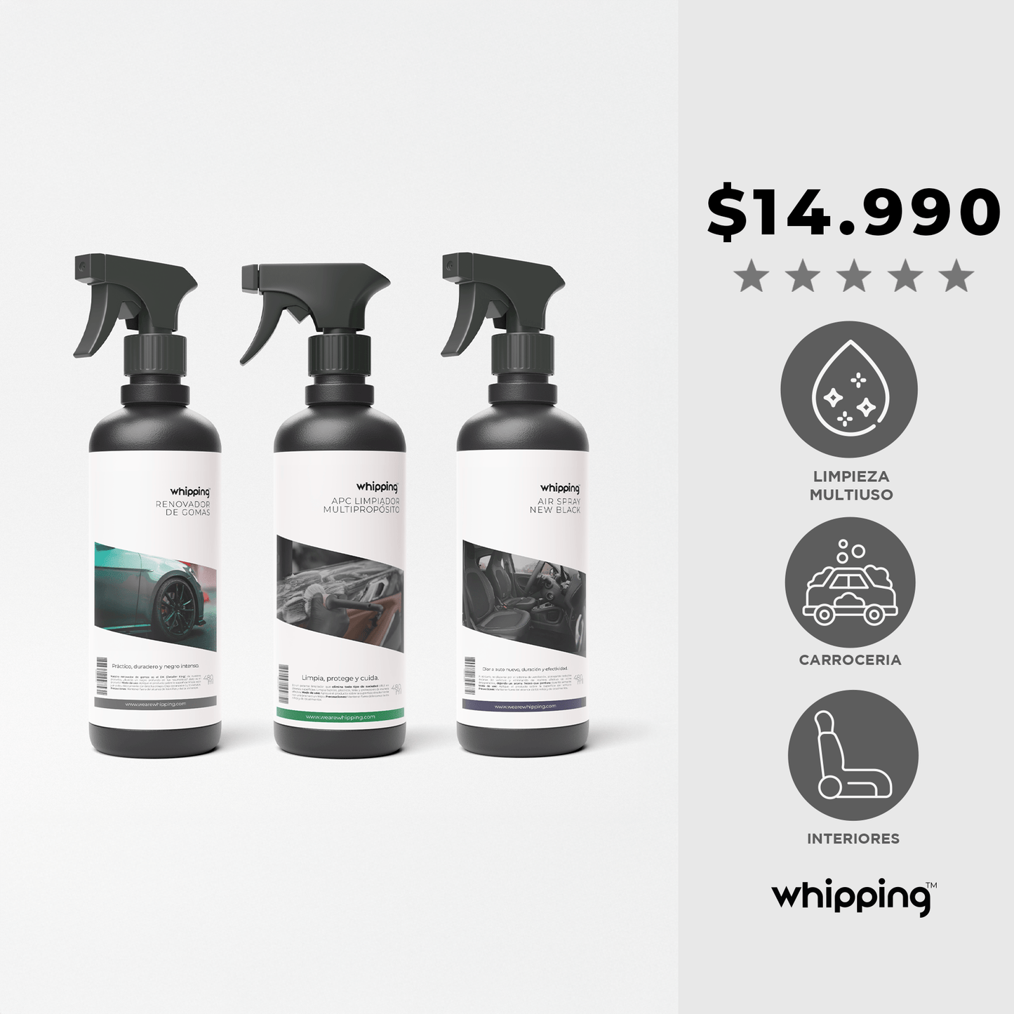 Pack Inicial CarWash | Whipping - WHIPPING